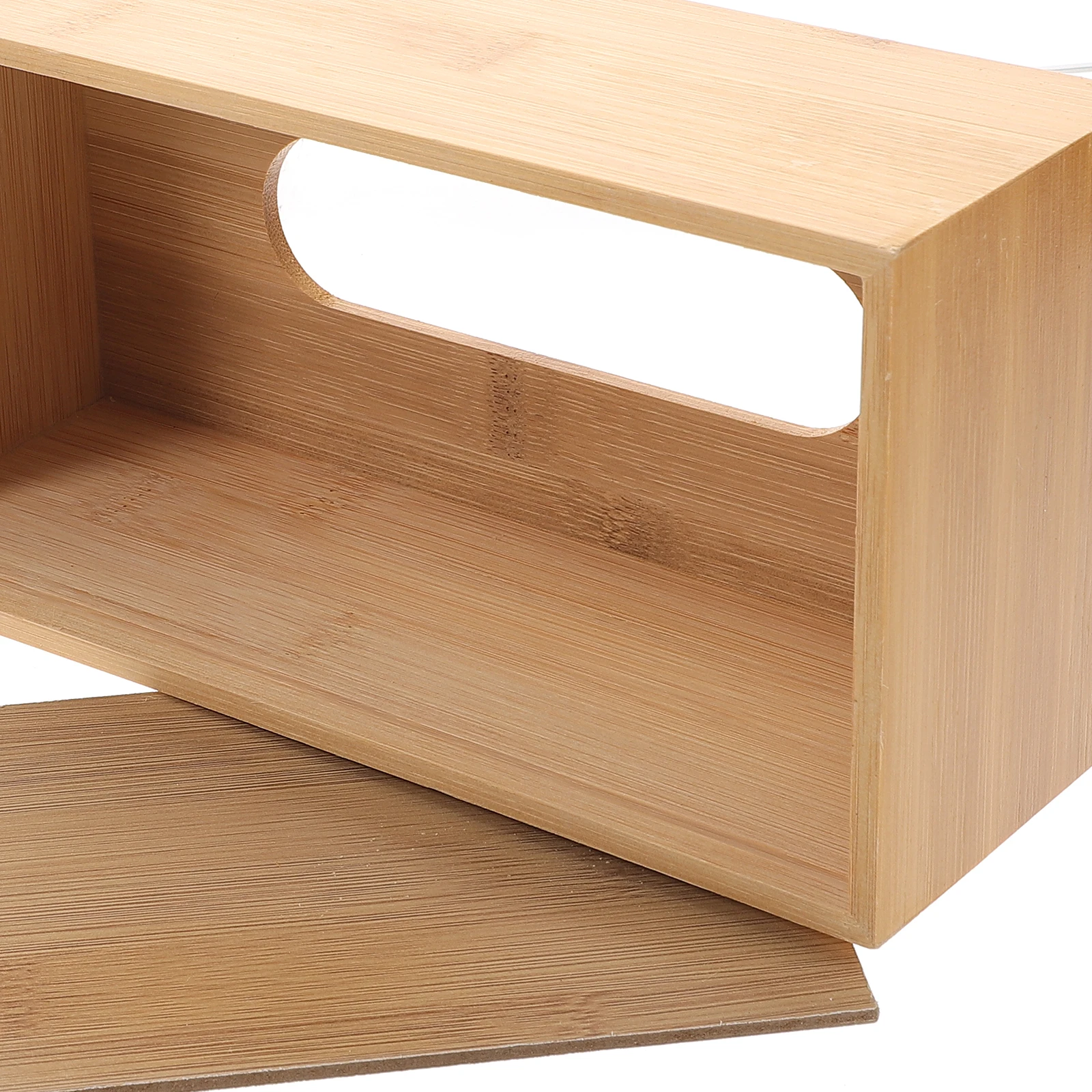 

1pc Wooden Tissue Box Desktop Storage Holder For Living Room Office Napkin Container Paper Holder Tissue Storage Box