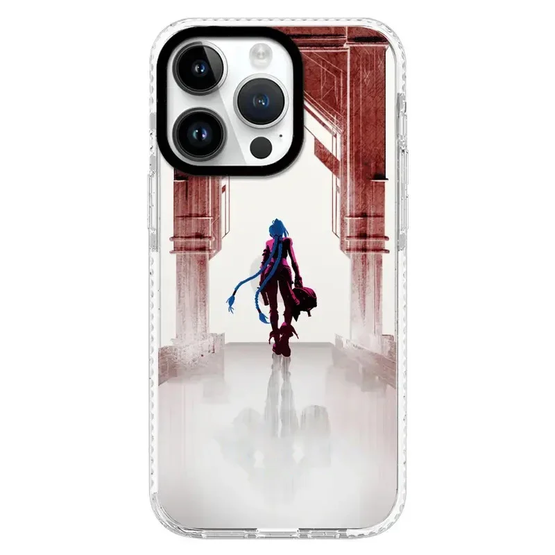 Pop Demon Game Anime 2.0 Acrylic White Border Magnetic Phone Case Cover for IPhone 12 13 14 15 16 Pro Max Case