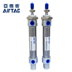 Original Airtac MA16 20 25 32 40 Pneumatic Cylinder 25-500mm stroke Stainless steel Double Action Mini  Air Cylinders