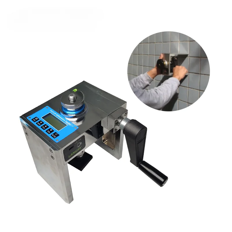 Pull Off Adhesion Tester To Test Tile Bond Strength