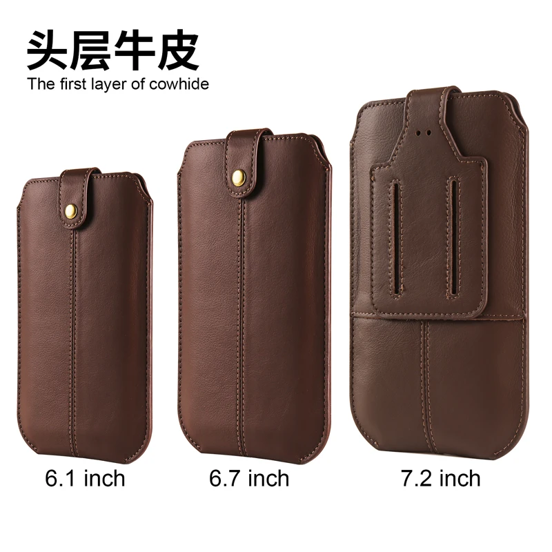 

Universal Smartphone Pouch Belt Clip Holster For iPhone 16 15 14 13 12 Pro Max XR XS Max For Samsung Xiaomi Case Slim Waist Bag