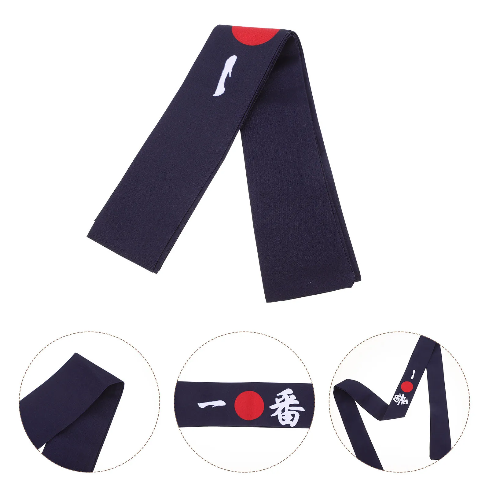 

1pc Ninja Headband Cotton Breathable Sweat Absorbent For Sports Cooking Face Washing Japanese Style Smooth Fit Reusable Band