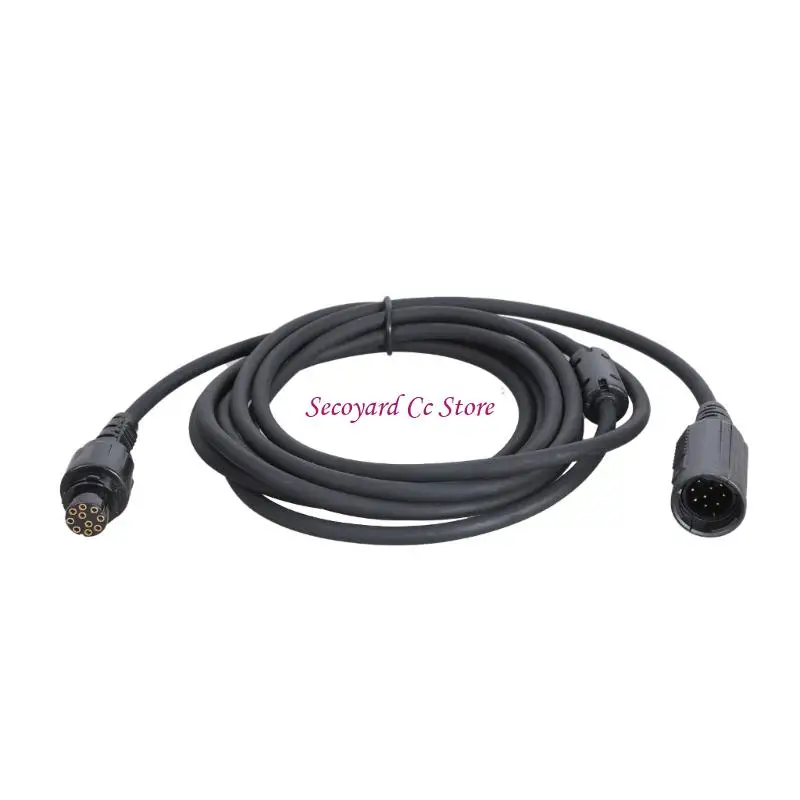 N3UC 300cm Flexible Microphone Extension Cable Perfect for Hytera MD780 MD650 RD980 Mobile Transceiver Handheld Radio System