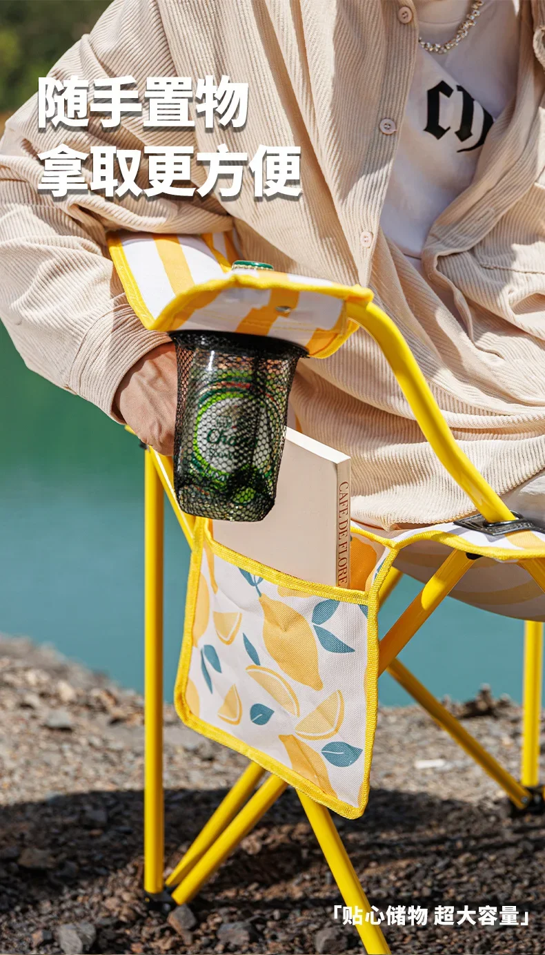 Folding Table Chair, Outdoor Camping Picnic, Foldable Portable Multifunctional Fishing and Leisure Chair Hiking Camping Chair