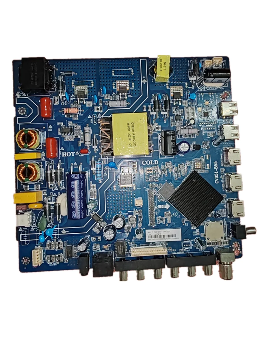 CV351-B55 la scheda madre WiFi di rete TV tre in uno 120v 600ma funziona bene