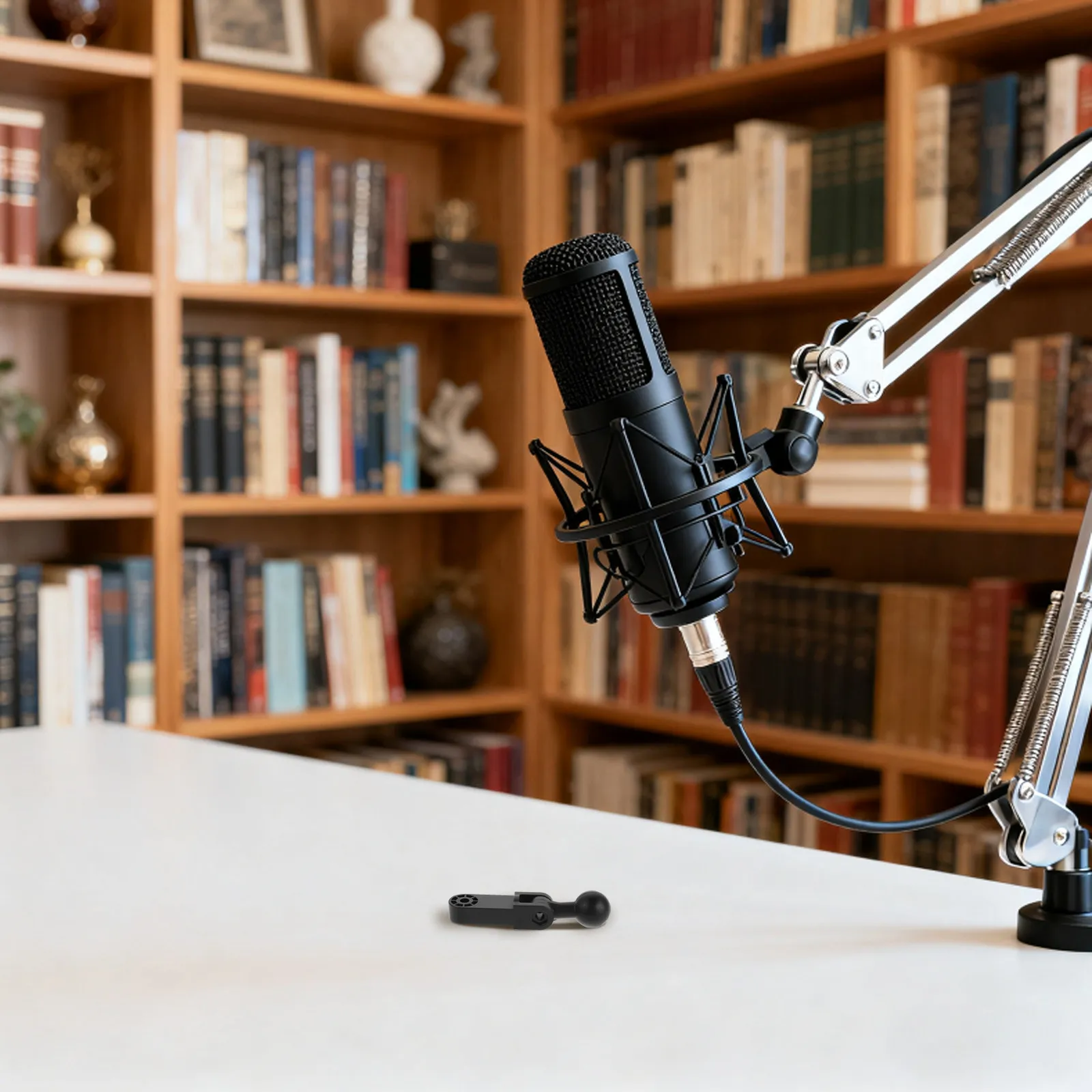 30Pcs Mic Arm Ball Joint Adjustable Angle Plastic Holder for Microphone Boom Arm Studio Podcast 360 Degree Spherical Connector