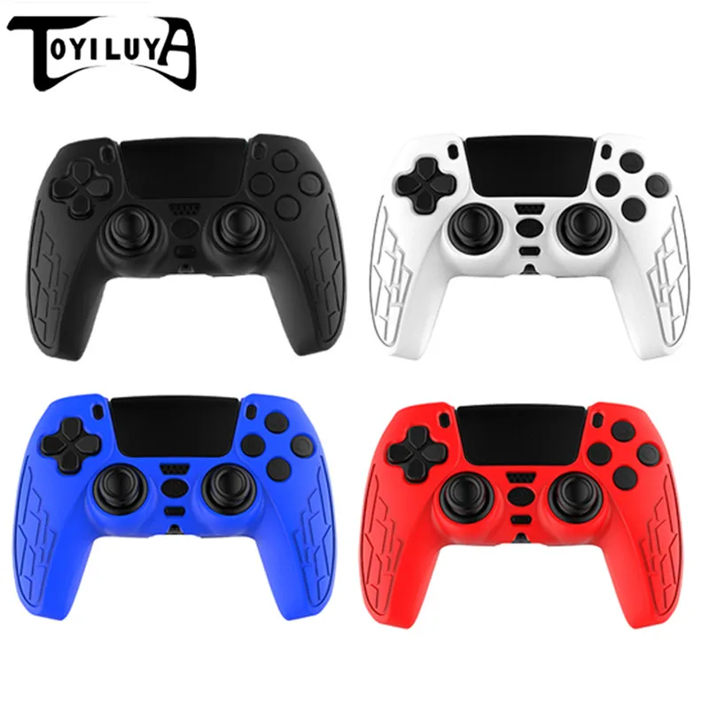 Thicken Protective  Cover Skin Soft Silicone Gel Rubber Case For SONY Playstation 5 PS5 Controller Gamepad Protection Case