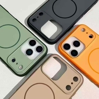 Luxury Magnetic Phone Case For iPhone 17 Air 13 14 15 16 17 Pro Max Magsafe Official Matte Wireless Charge Soft Protector Cover