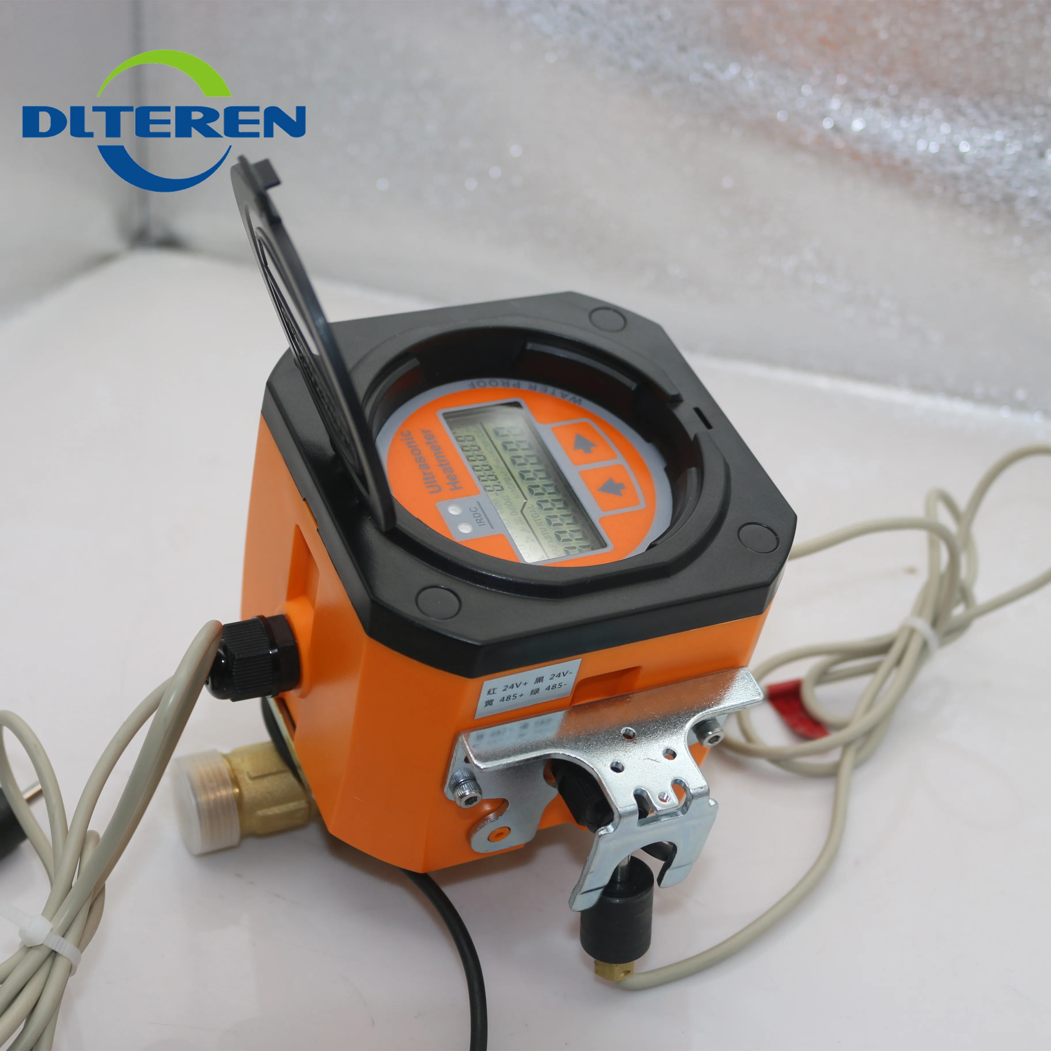 Ultrasonic Water Flowmeter with LCD Display Digital Type for Measuring Water Oil Fluids Customized OEM Support