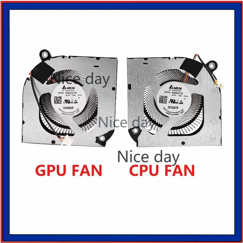 New Original Laptop CPU GPU Cooling Fan For Acer Nitro 17 N23Q4 AN17-41-R7G3 NS8CC19