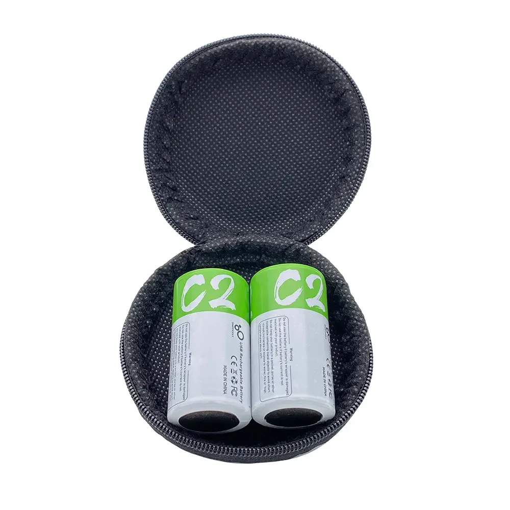 1.5V 5000mWh LR14 C Size Li-po Rechargeable Battery Type-C Ultra-Fast USB Charging Lithium Battery For Flashlight Gas Cooker