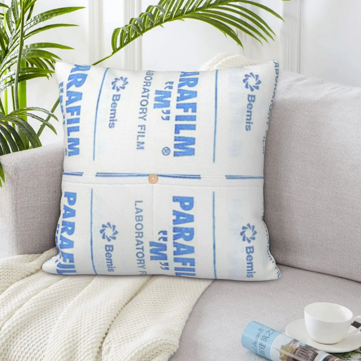Parafilm Is A Lifesaver Square Linen Pillowcase Cushion Cover Polyester Decorative Bedroom Home Comfort Throw Pillow