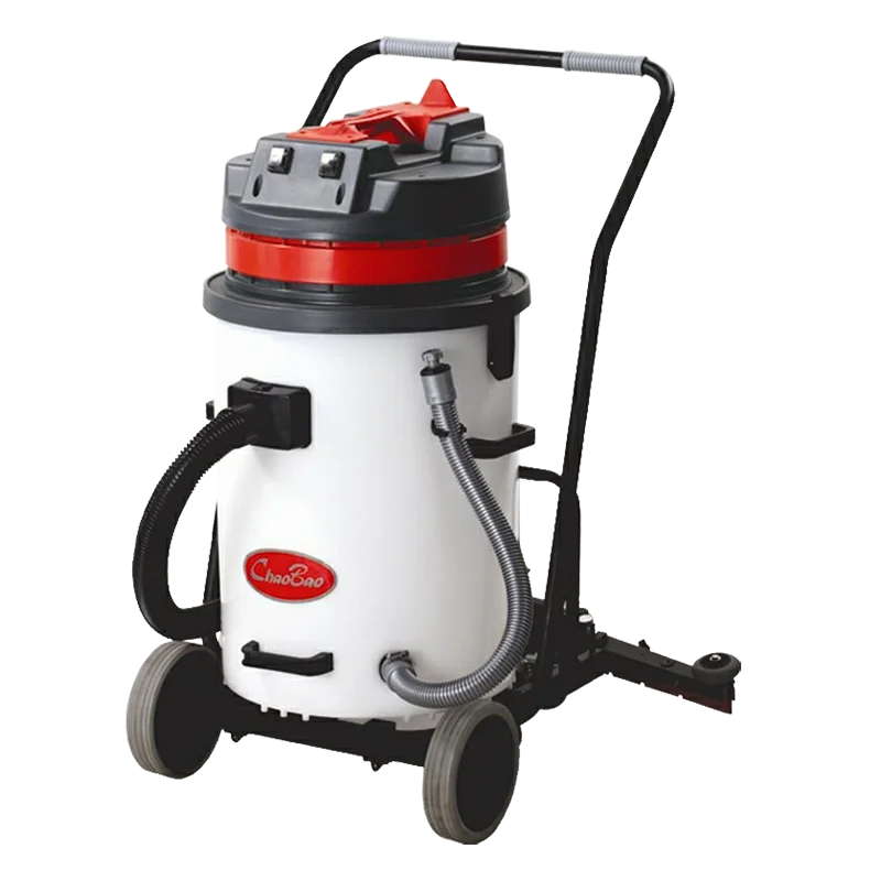 Industrial Vacuum Cleaner 2 Motors 2400W Plastic Barrel Body
