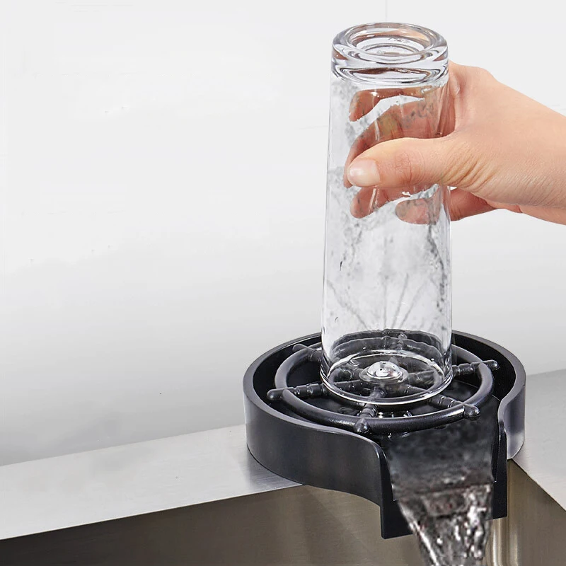 

G1/2 Faucet Glass Rinser For Home Sink Automatic Cup Scourer Washer Bar Coffee Tea Pitcher Wash Cups Tool Household kitchen
