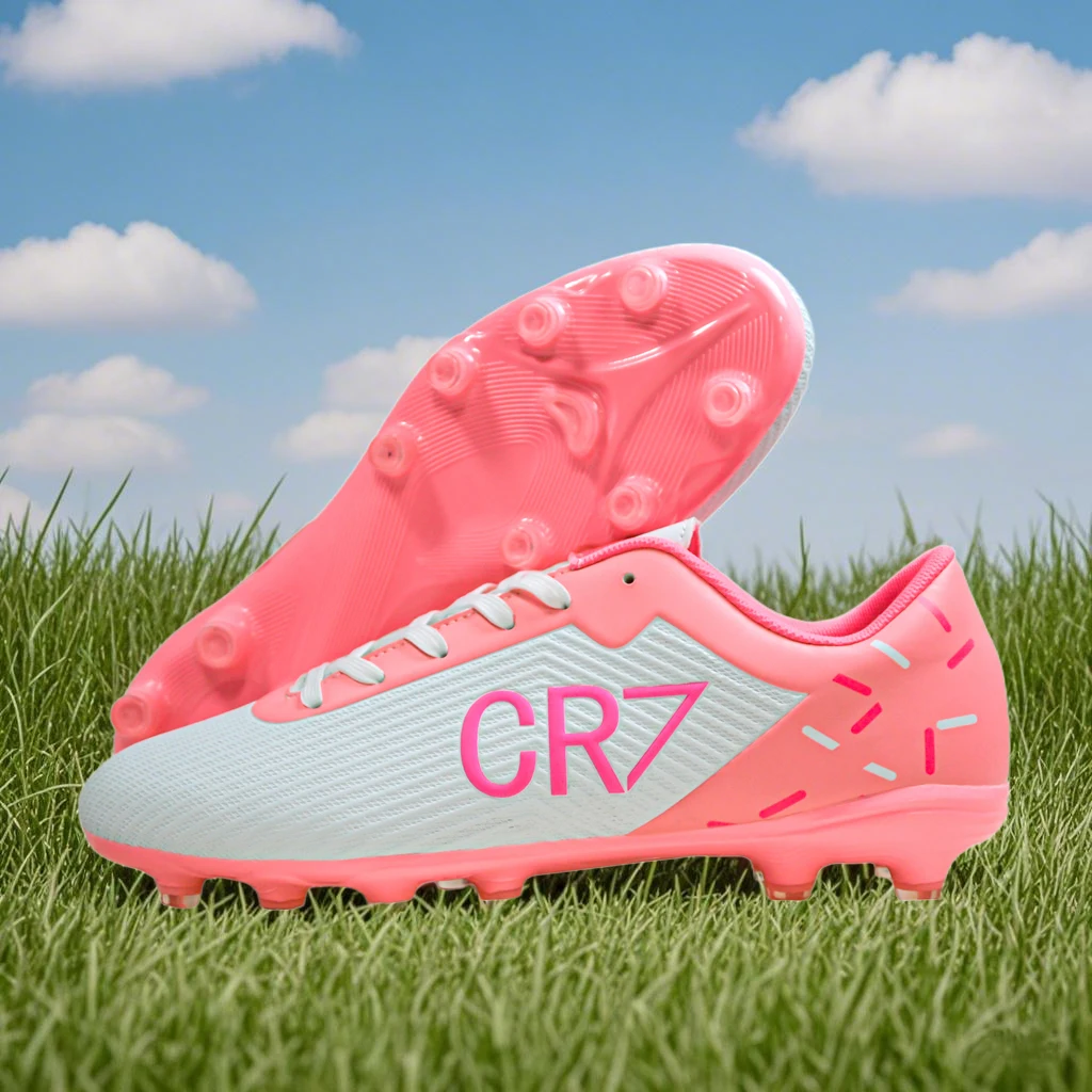 

Новые мужские футбольные бутсы, нескользящие бутсы для травы, высококачественные футбольные бутсы с высоким берцем, кроссовки, подходящие для дома, хит продаж, на открытом воздухе