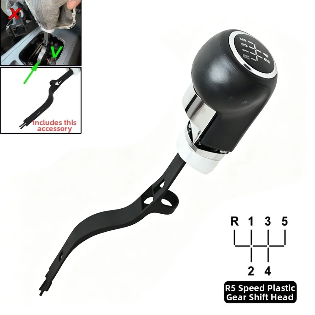 Car Shift Gear Knob For Opel For Zafira B 2005-2010 Integrated 5/6 Speed Gear Shift Knob Automobiles Parts Accessories