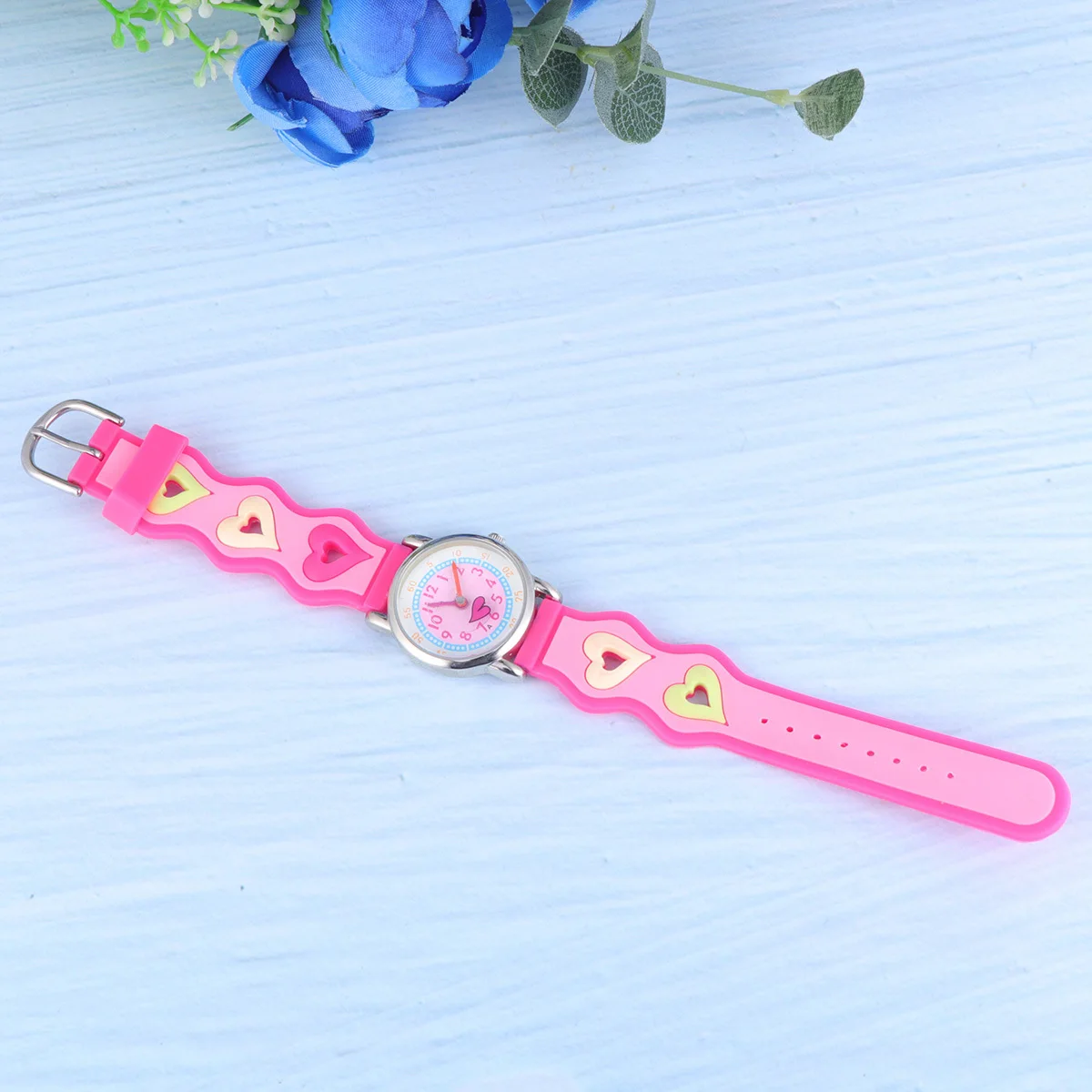 1Pcs Watch Creative Lovely Cartoon Quartz Waterproof Silicone Wristband Casual Birthday Gift