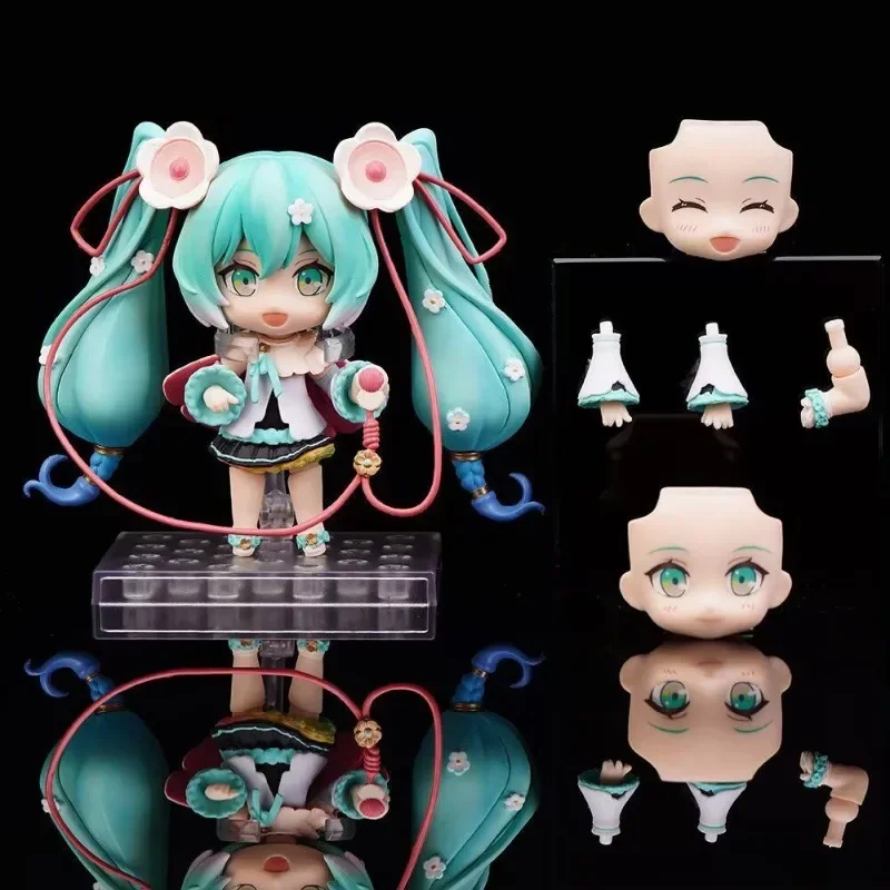 Hatsune Series Q Version Nendoroid #2306 #1800 15th Q Version Movable and Interchangeable Anime Figure Christmas Gift In Stock