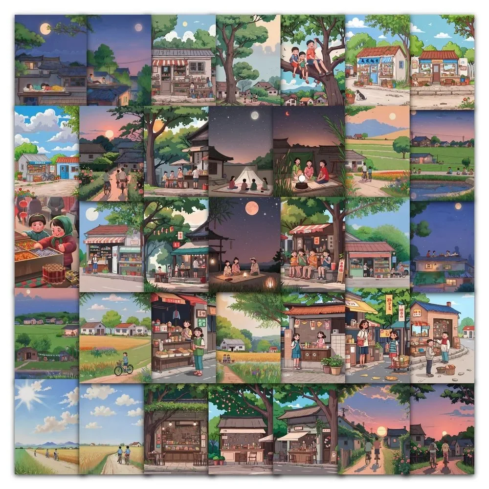 60 قطعة من ملصقات الرسوم المتحركة الجميلة لمنسيتي أثناء مرحلة الطفولة على الجدران لمقلمة حساب اليد للدراجة