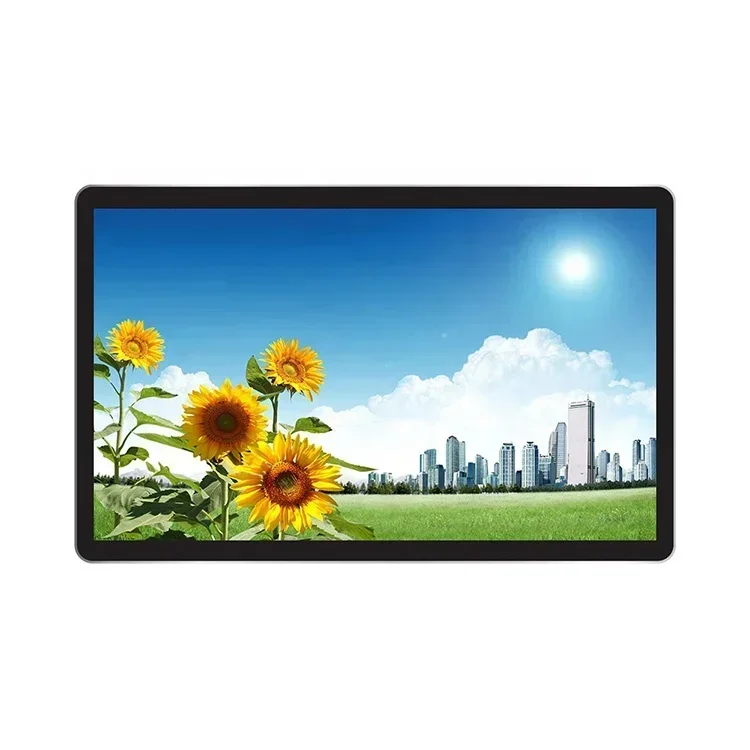 

Factory wholesale digital signage 43 inch indoor signage display enclosure sixe video english digital signage
