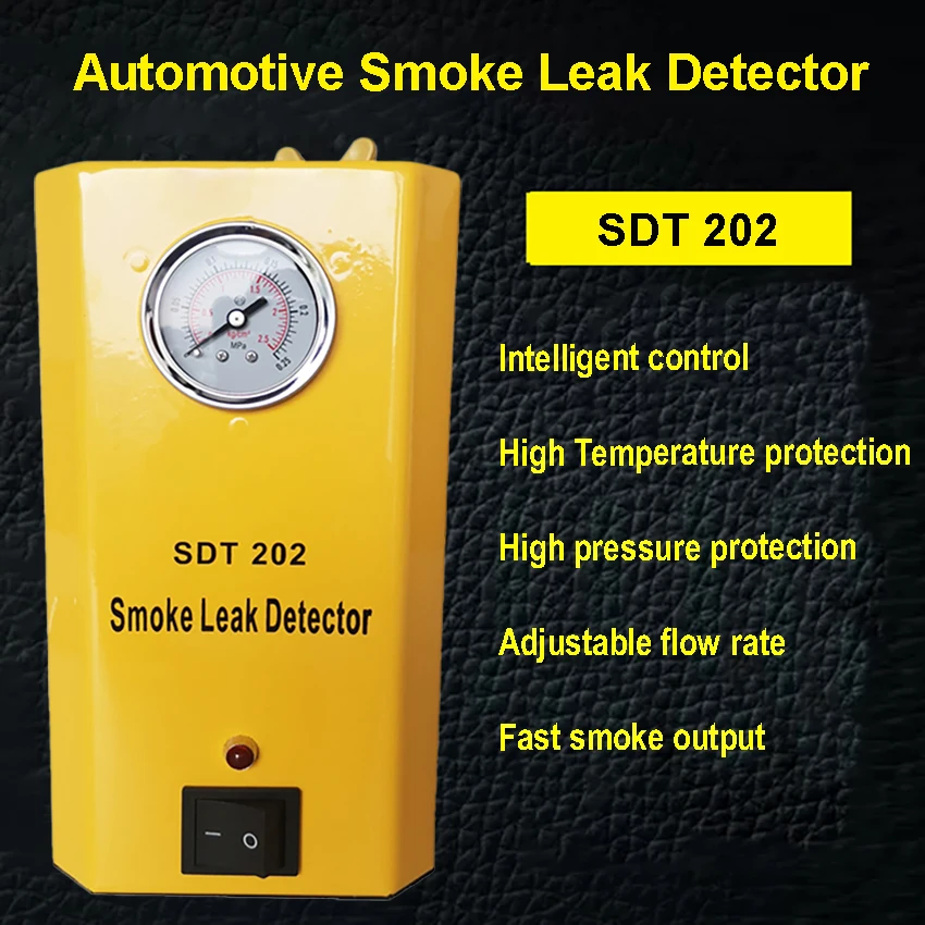 

SDT106 SDT202 SDT206 Car Smoke Leak Detector Automotive EVAP Leakage Gas Leakage Locator Oil Pipe Generator Diagnostic Tool