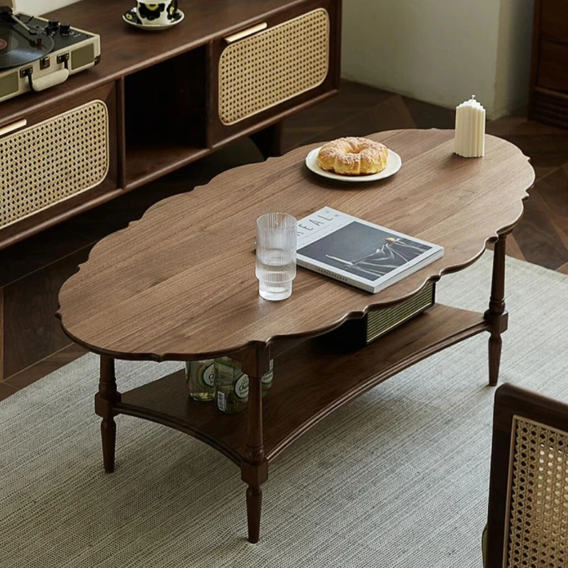 

European Classic Coffee Tables Vintage Trendy Multifunction Storage Coffee Tables Rustic Simple Meubles De Maison Furniture Home