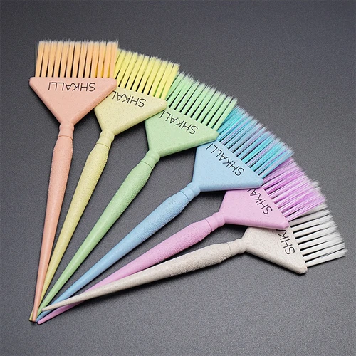 Imagen 2 del producto 1 cepillo profesional para teñir el cabello de peluquería, cepillo para teñir el cabello suave DIY, corte de pelo para el hogar, accesorios de herramientas de barbería