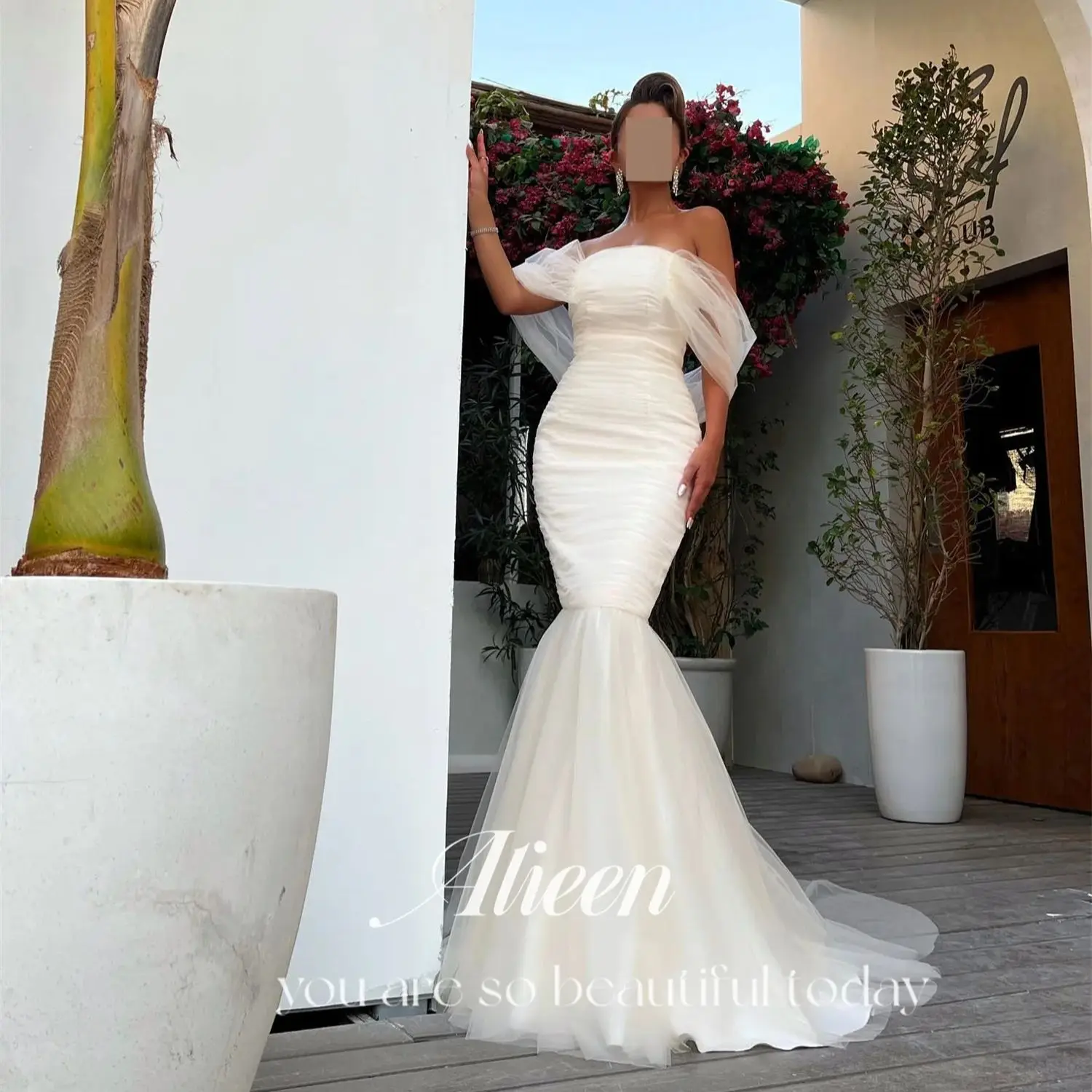 

Aileen Mermaid Wedding Dress Ivory White Elegant Party Dresses for Women Luxury Woman Evening Prom Sharon Happy Graduation 2024