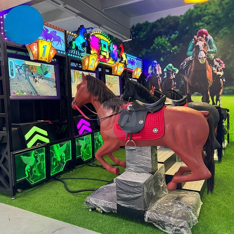 Best Price Horse Racing Arcade Game Machine Sold with 1 Year Warranty