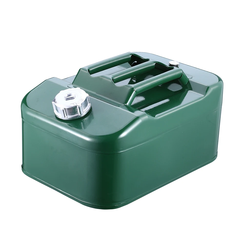 Stainless Steel Oil Water Fuel Storage Gas Tank 40 Litre Gasoline Diesel Jerry Can