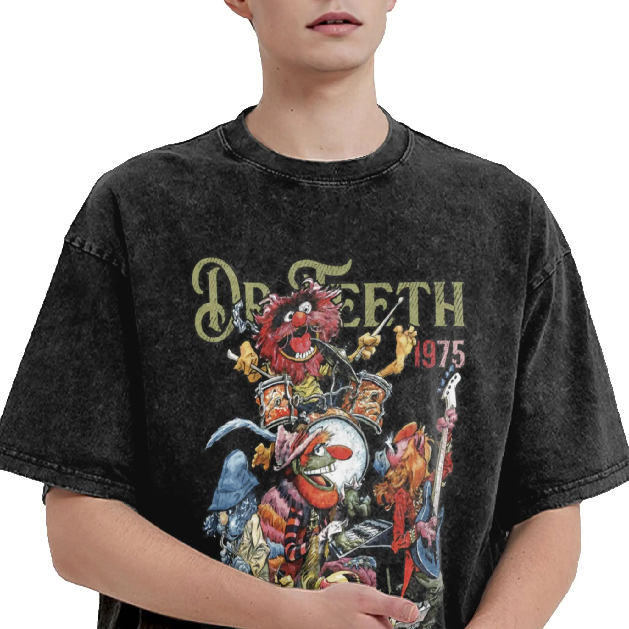 كسر Beaker the Muppets تظهر تي شيرت تي شيرت على طراز هاراجوكو موضة للرجال والنساء ملابس الشارع الشهير الصيف بلايز تيز