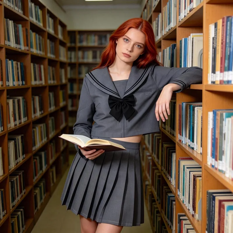 Wholesale Dark Gray Long Sleeved Basic Style Cos Sailor Student School Uniform Japanese Korean College Style Clothes JK Uniform