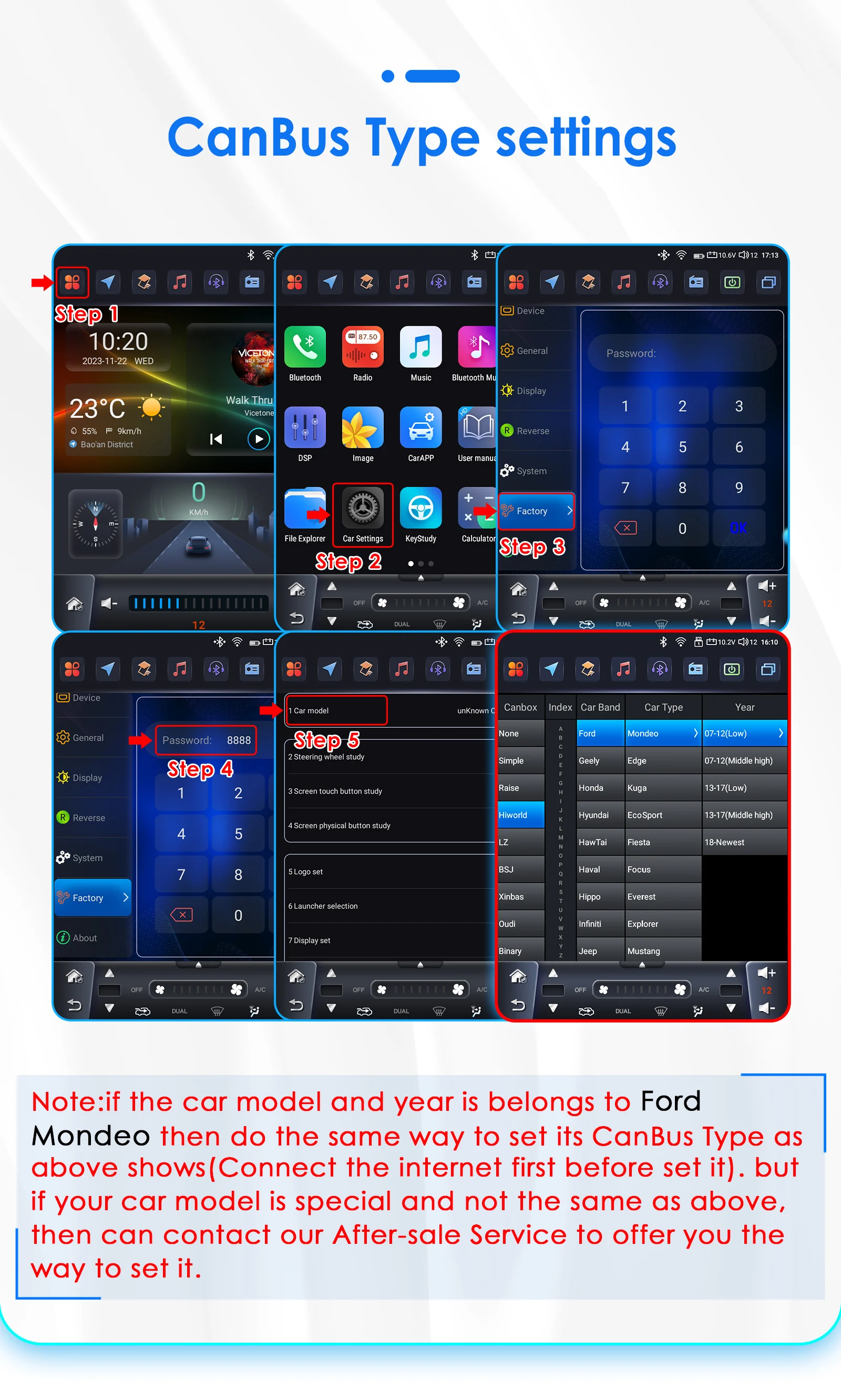 Hizpo 9.7 inch Android 14 For Ford Mondeo Mk4 Galaxy A/C 2007-2010 Car Radio Multimedia Video Player GPS 4G Wireless Carplay DSP