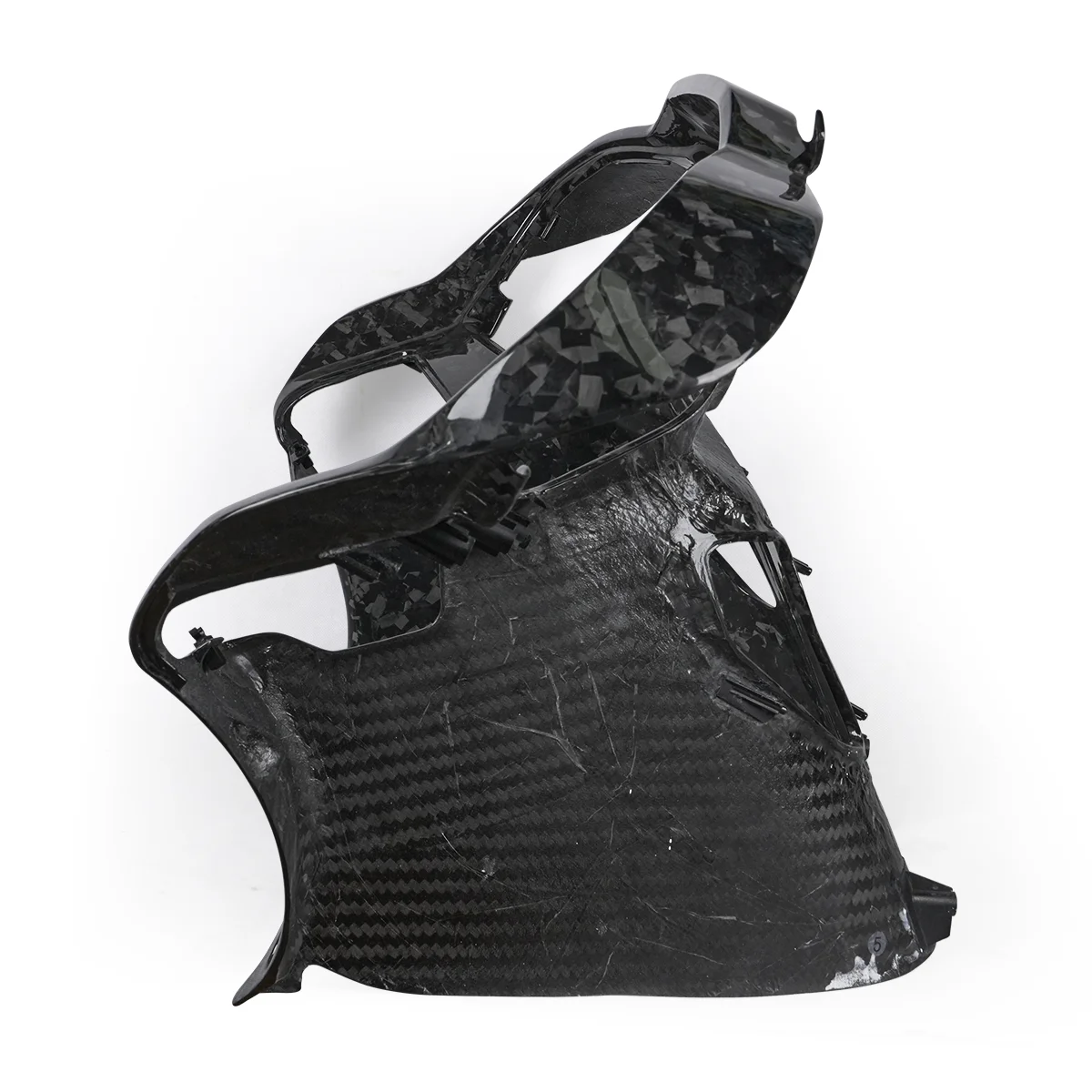 Forged carbon fiber glossy dashboard liner for Touring CVO Road Glide ST Street Glide 2024-2025 5