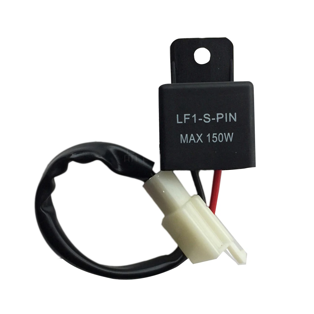 

150 W Relay Signal Rate LED Lamp Turn Light 2 Pin Motorcycle Flasher Relay Accessories