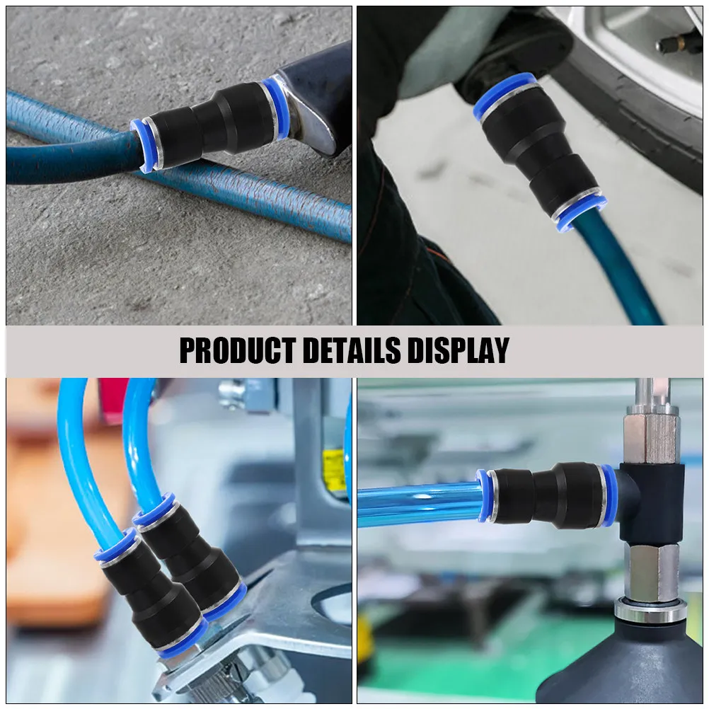 10pcs Pneumatic Air Hose Quick Connect Fittings – Straight Coupling for Industrial Air Line Tools