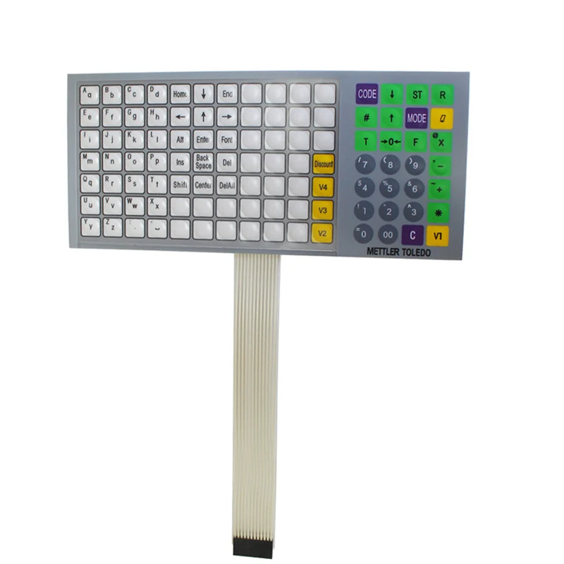 New English Version Keyboard Film for Toledo 3610 3650 3950 ACS-JJ(RL00) Scale Retail Scales Printer Spare Part