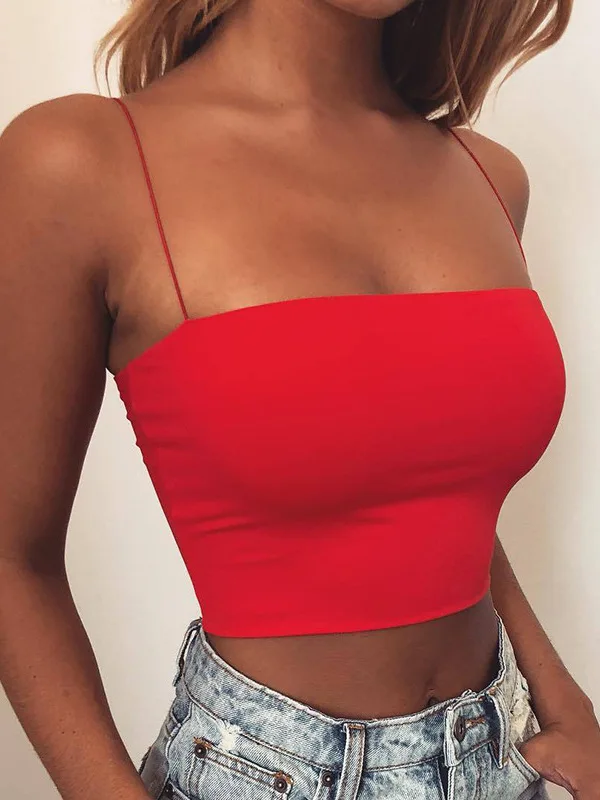 

Slim Fit Street Sle Майка с запахом на груди Тонкий ремень Жилет Цвет Женская мода Внутренняя одежда Длина слегка эластичная