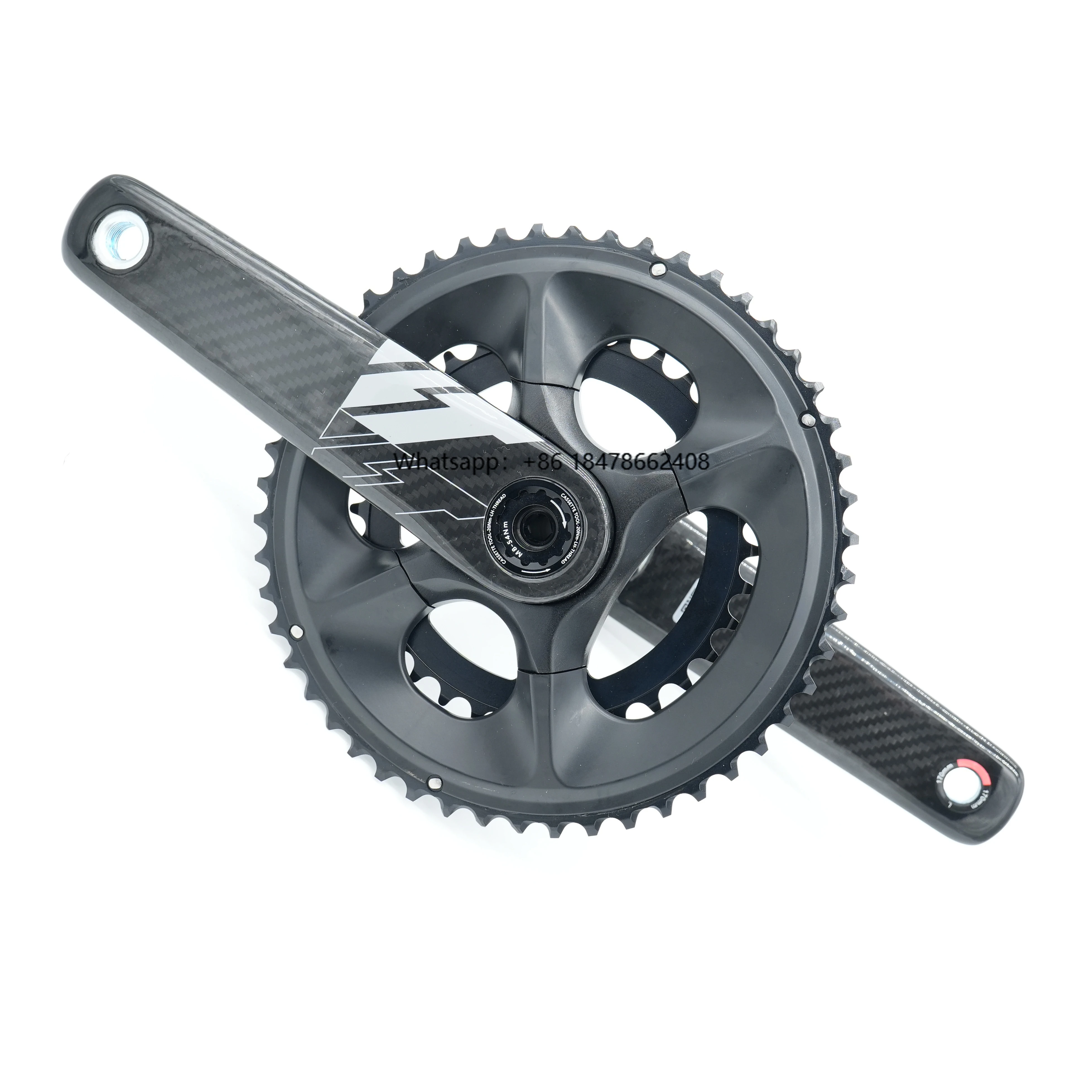 

WheelTop Carbon Fiber 50/34T or 52/36T 162.5-175mm Bike Crankset for MTB Road Bike Bicycle Parts