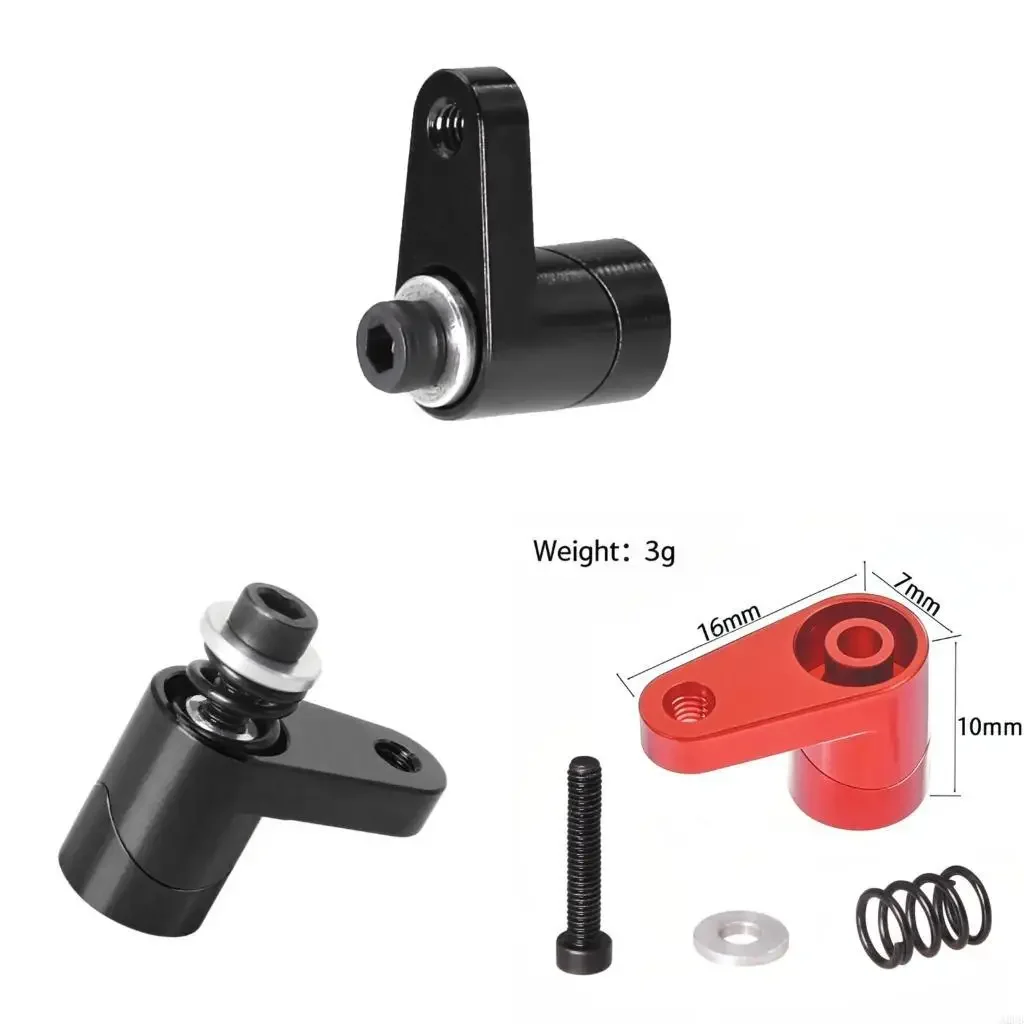 อลูมิเนียม20TรีโมทคอนโทรลพวงมาลัยServo Armสำหรับรถปีนเขาโลหะแขนพวงมาลัยอุปกรณ์เสริม15UB