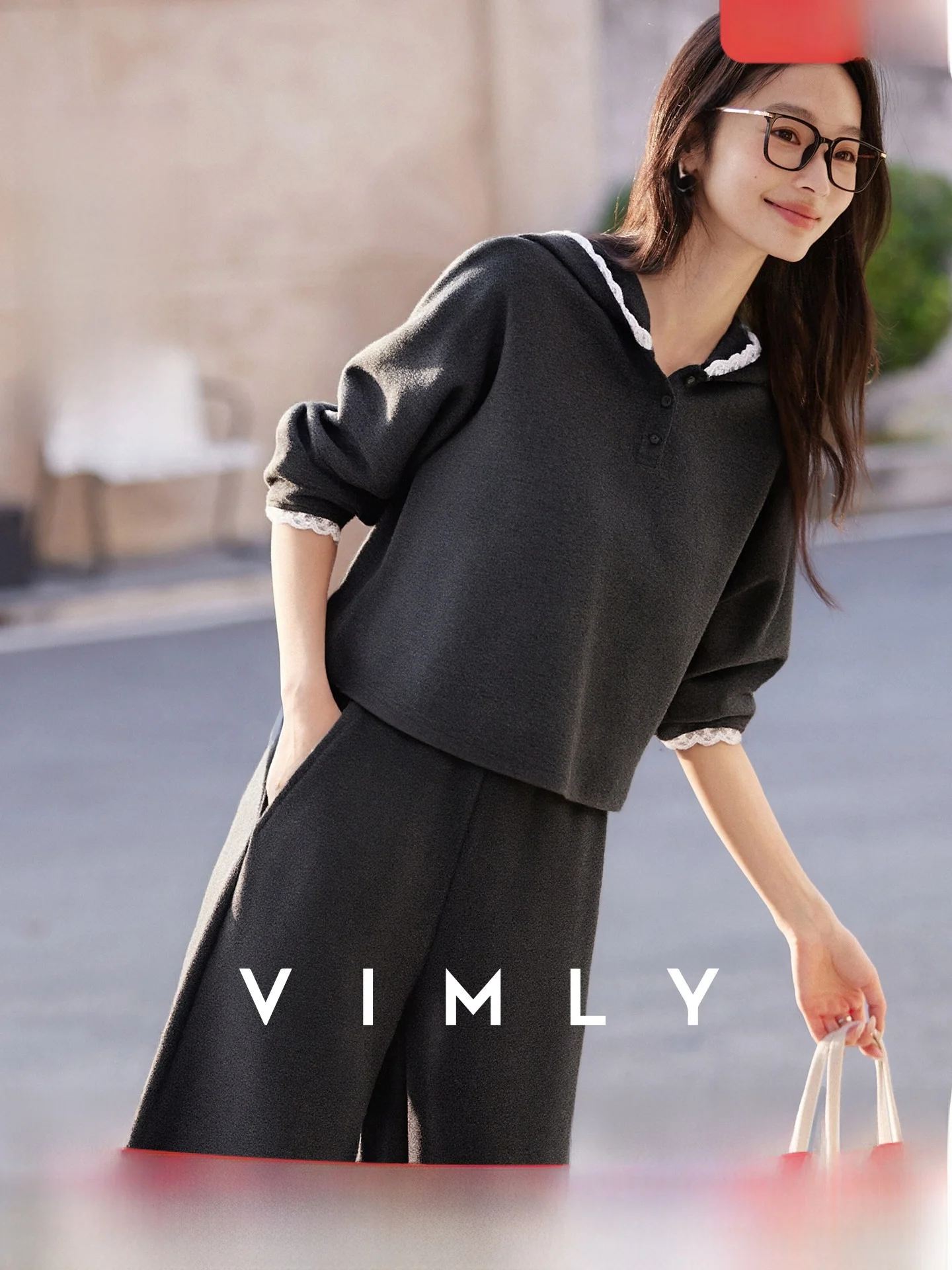 

Women's Sporty Two-Piece Set Spring Autumn New Wide Leg Pants Hoodie Casual Style Long Sleeve Long Pants Ensemble