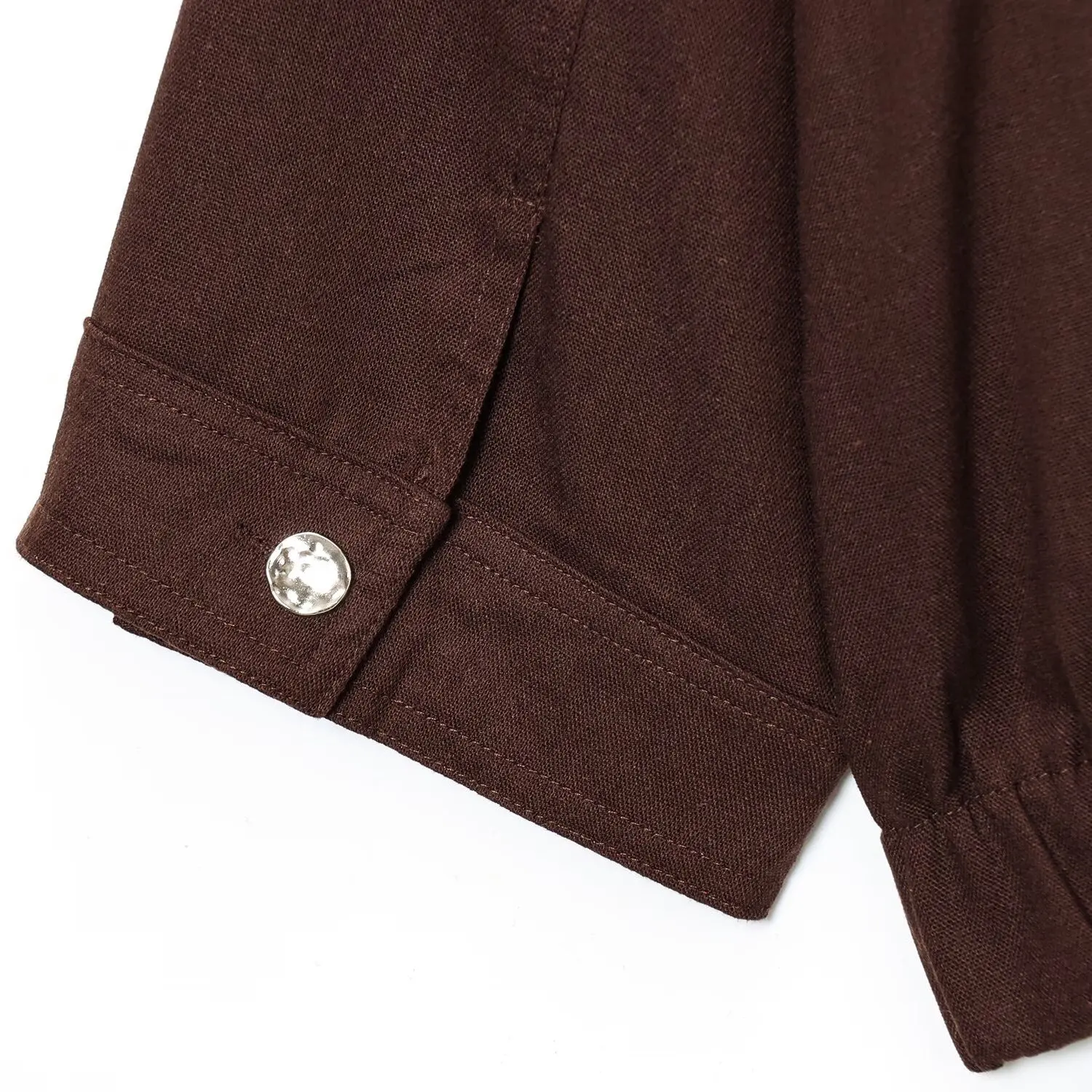 Chaqueta Informal Hoada para Mujer, Cuello con Cremallera, Abrigo de Lino Mixto, Moda Femenina, Color Puro, Manga Larga, La...