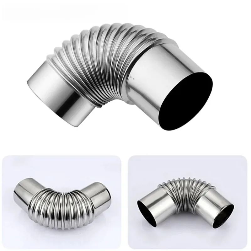 

Отвод из нержавеющей стали 90 градусов для дымохода (колено 90°) ° Многоканальный дымоход для уличных дровяных печей и кемпинговых печей