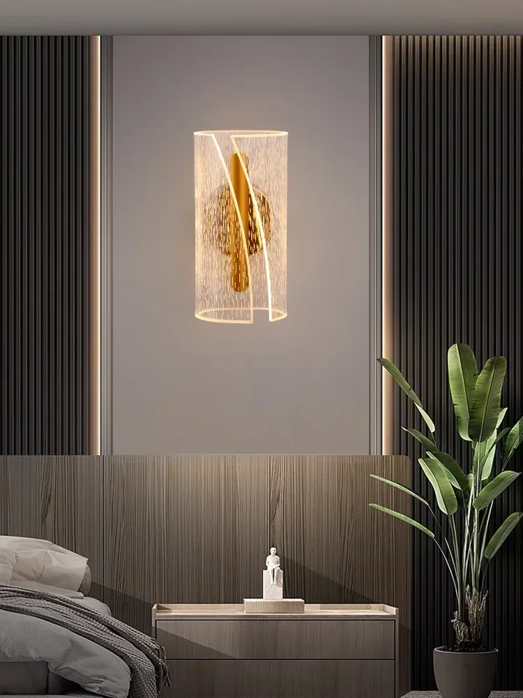 Nordic LustreWall Lamp Interior Lighting Fixture Bedside Bedroom Living Corridor Stairs Home Decoration Wall Light Sconces