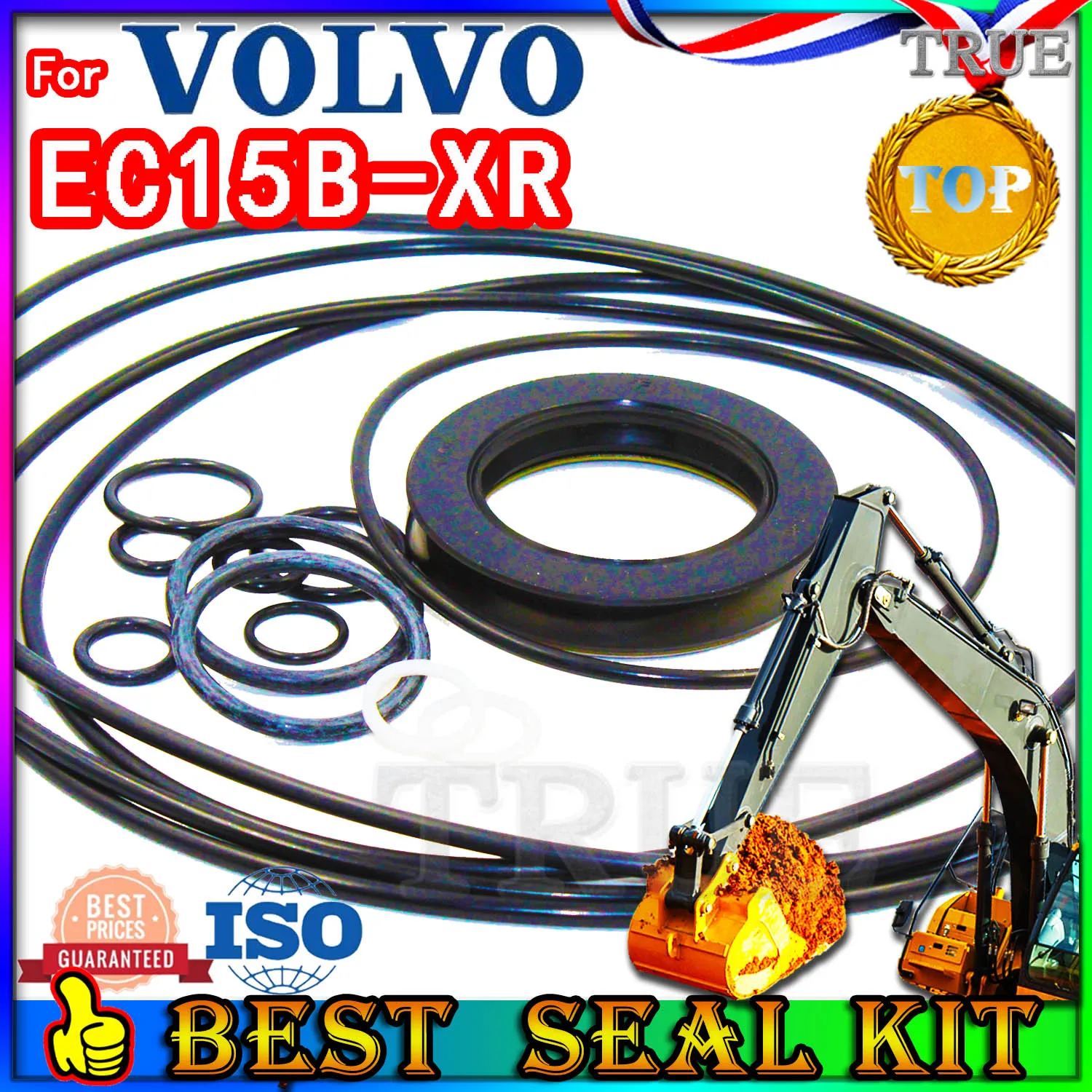 For VOLVO EC15B-XR Oil Seal Repair Kit Boom Arm Bucket Excavator Hydraulic Cylinder EC15B XR High Suppliers Manufacturers Fix