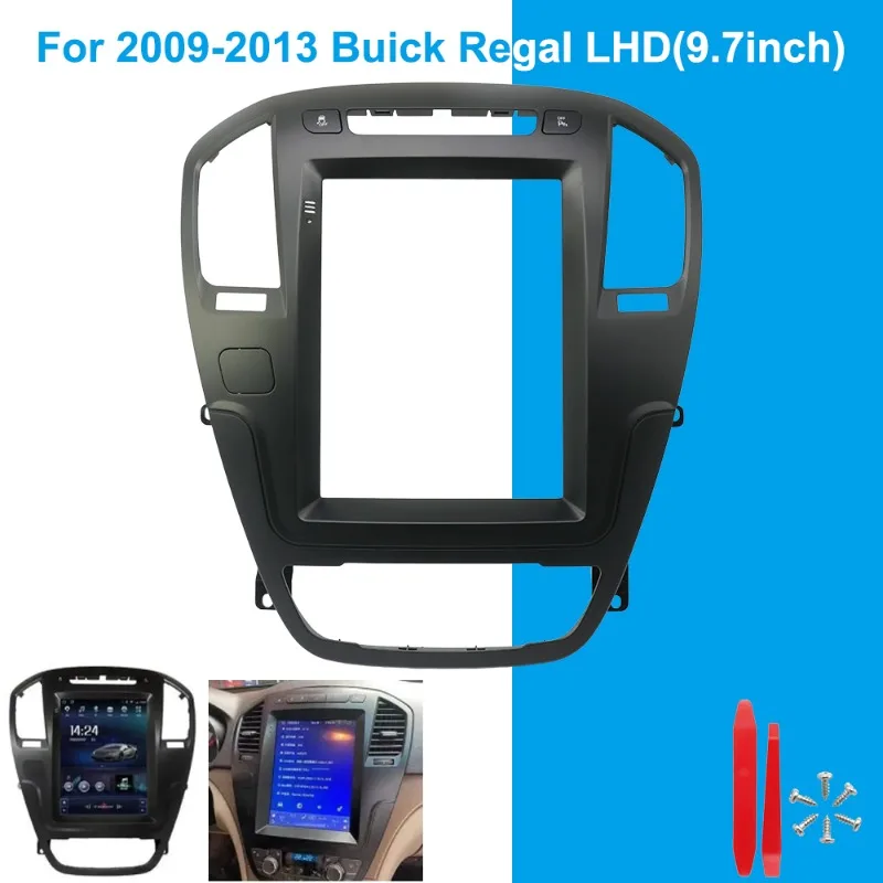 

For Buick Regal LHD 2009-2013 9.7 Inch Car Radio Fascia Frame Dashboard Panel Trim Kit Stereo Installation Mount Adapter