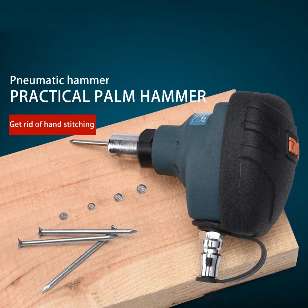 Professioneller pneumatischer Mini-Hammer für die Holzbearbeitung, Stahlnägel, Luftnagler, 5,5–7