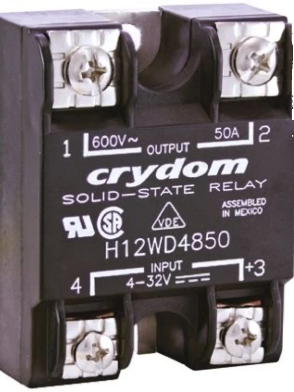 

Genuine Crydom H12WD4850PG/H12WD4890P Brand New In Stock Solid State Relay Crydom Original