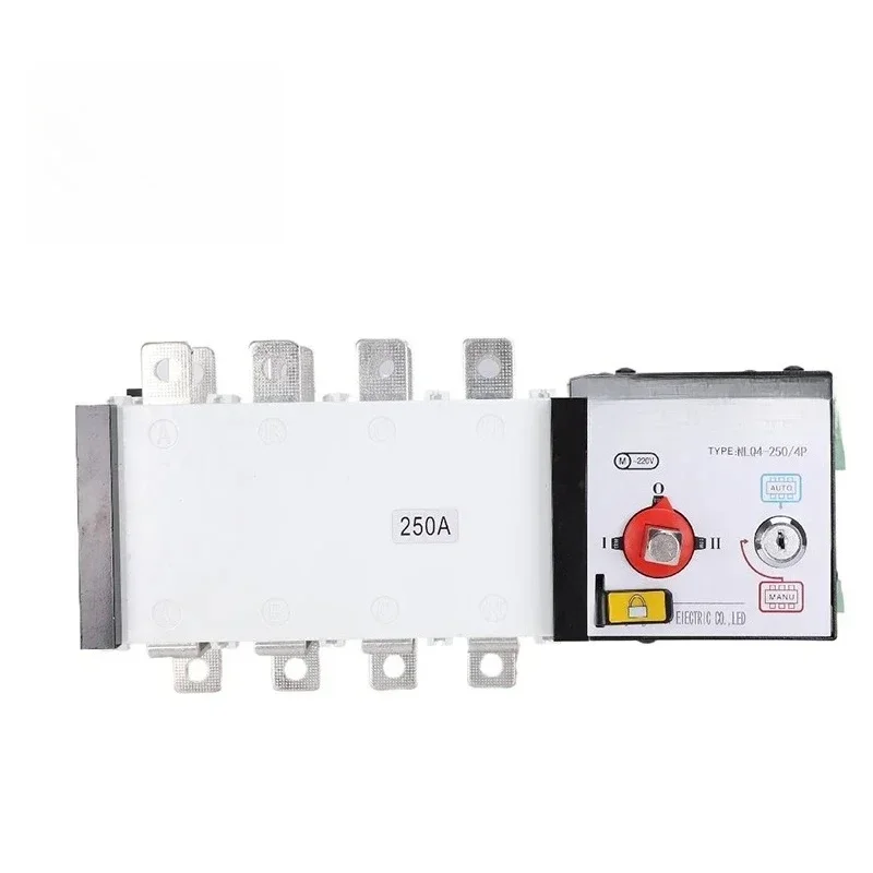 Dual Power Automatic Transfer Switch 2 in 1 out 3 P 4P 100A to 3200 Amp 3 Phase PC Class 380v Circuit Breaker Isolation Type