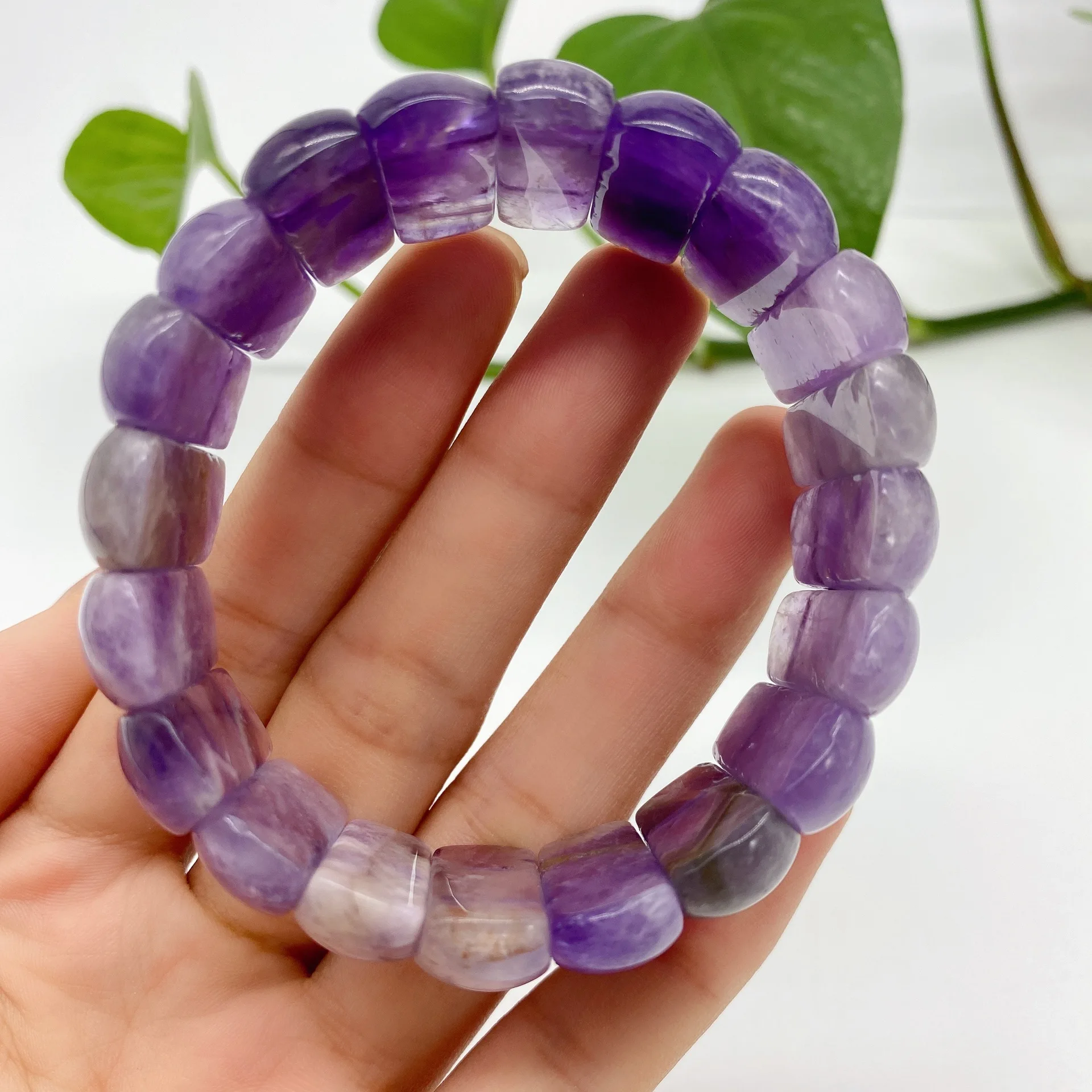 

Natural amethyst handcrafted men's and women's jewelry, birthday gift for friends